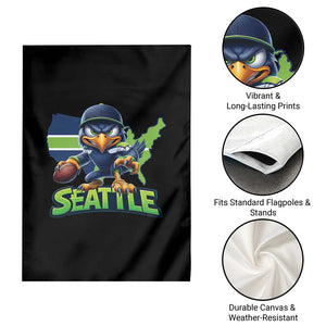 Seattle Fan Pride Garden Flag Gift For Sports Lover TS12 Print Your Wear