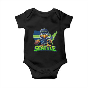 Seattle Fan Pride Baby Onesie Gift For Sports Lover TS12 Black Print Your Wear