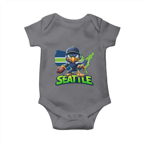 Seattle Fan Pride Baby Onesie Gift For Sports Lover TS12 Charcoal Print Your Wear