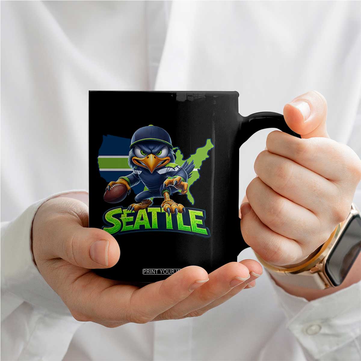 Seattle Fan Pride Coffee Mug Gift For Sports Lover TS12 Print Your Wear