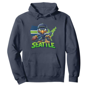 Seattle Fan Pride Hoodie Gift For Sports Lover TS12 Navy Print Your Wear