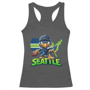 Seattle Fan Pride Racerback Tank Top Gift For Sports Lover TS12 Dark Heather Print Your Wear