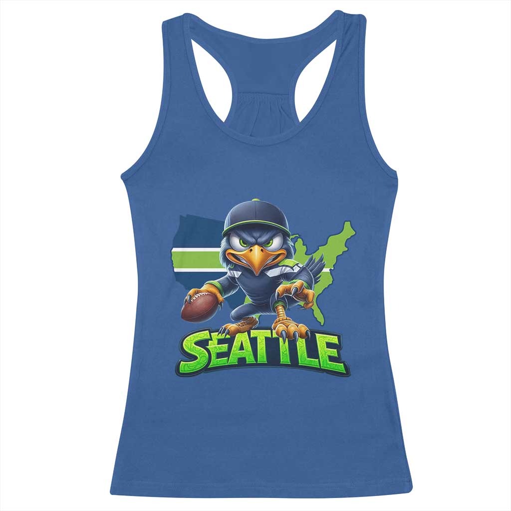 Seattle Fan Pride Racerback Tank Top Gift For Sports Lover TS12 Royal Blue Print Your Wear