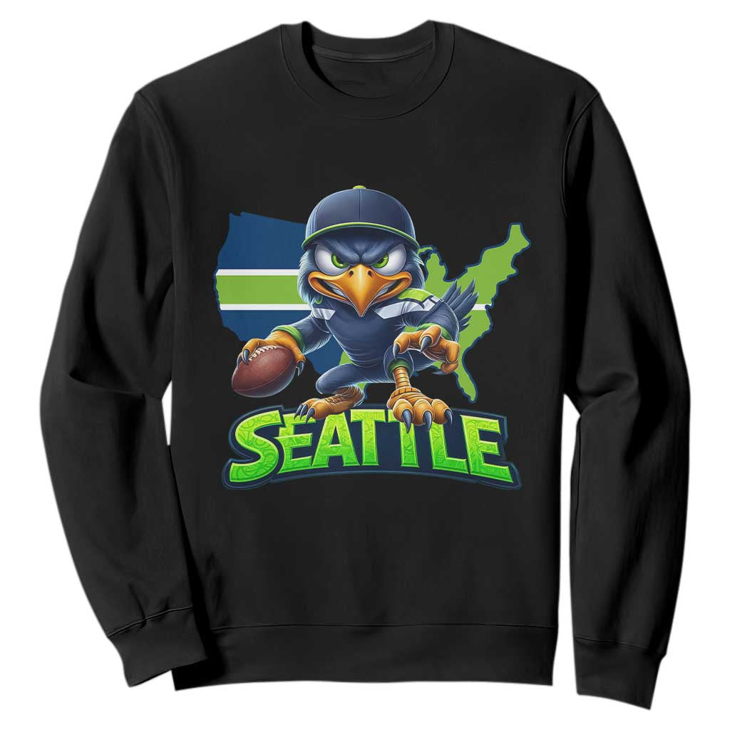 Seattle Fan Pride Sweatshirt Gift For Sports Lover TS12 Black Print Your Wear
