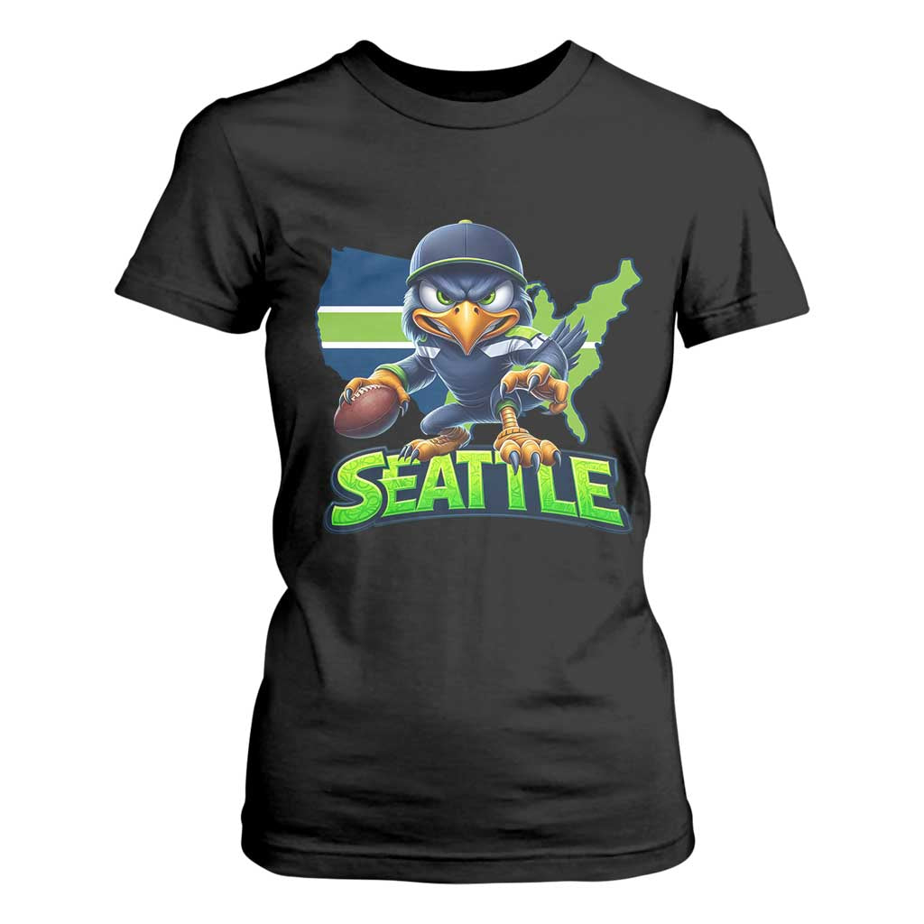 Seattle Fan Pride T Shirt For Women Gift For Sports Lover TS12 Black Print Your Wear