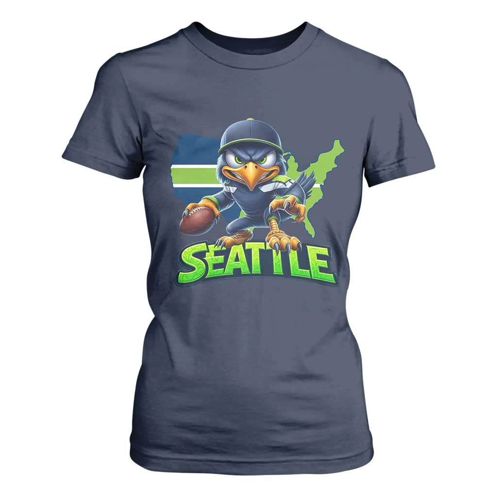 Seattle Fan Pride T Shirt For Women Gift For Sports Lover TS12 Navy Print Your Wear