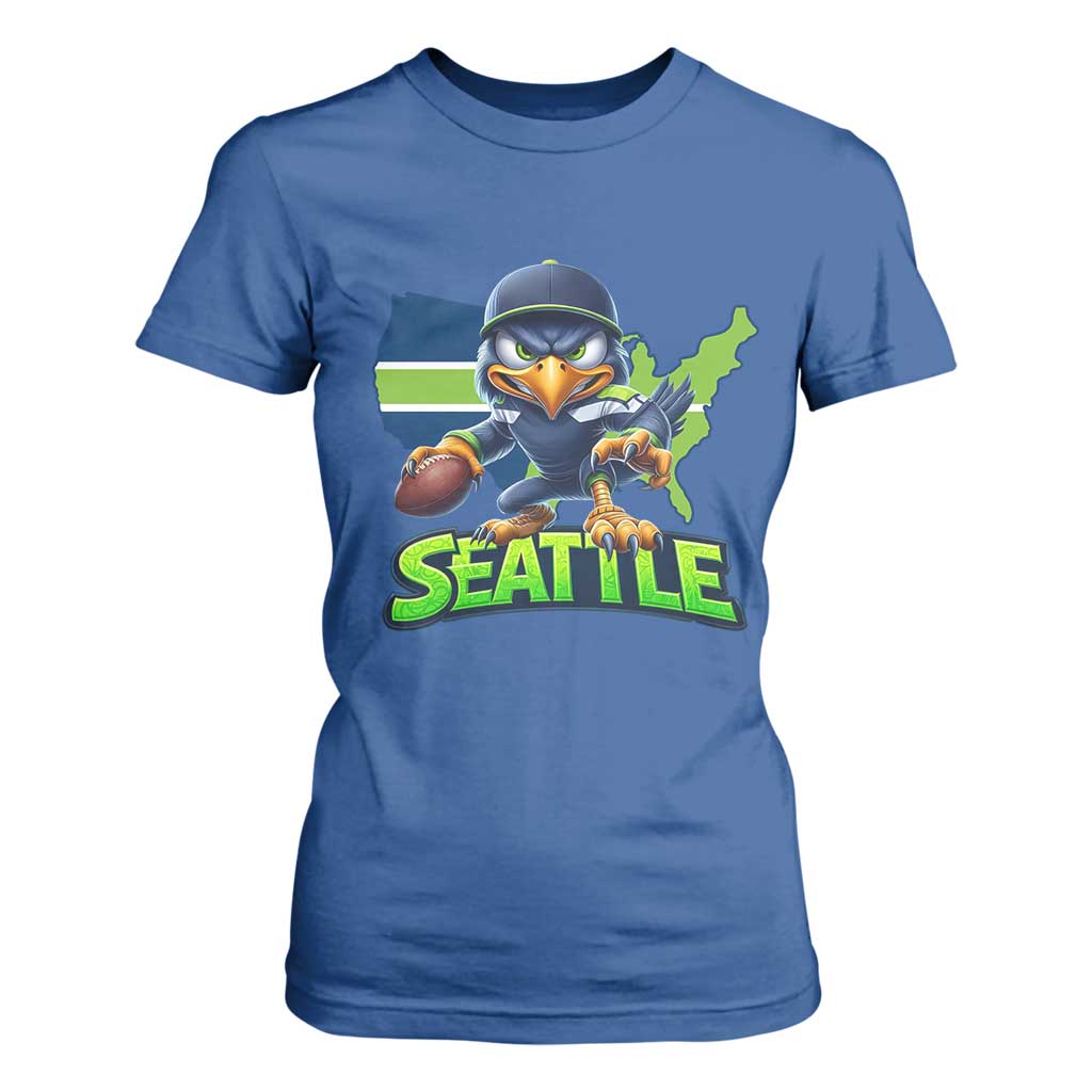 Seattle Fan Pride T Shirt For Women Gift For Sports Lover TS12 Royal Blue Print Your Wear