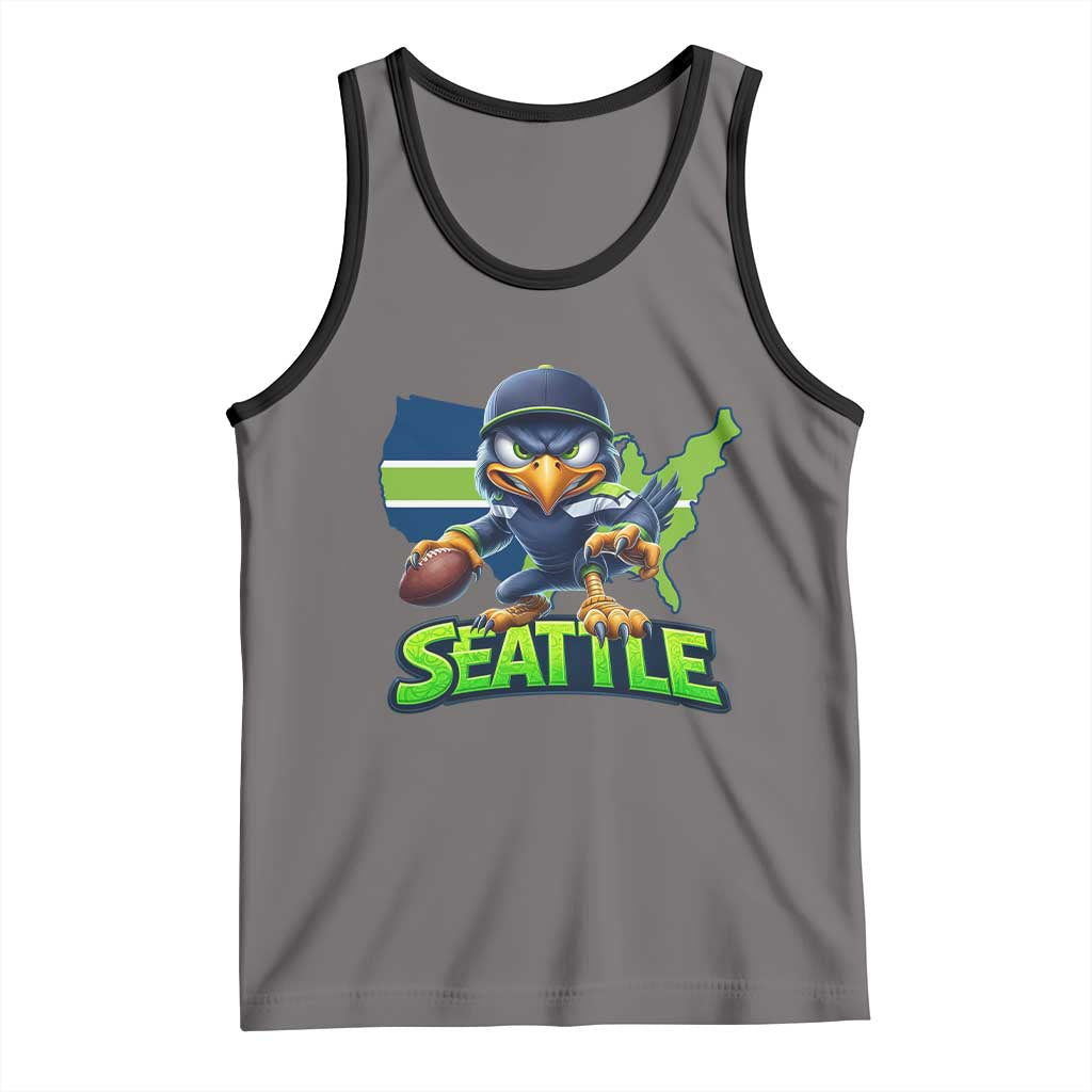 Seattle Fan Pride Tank Top Gift For Sports Lover TS12 Deep Heather Black Print Your Wear