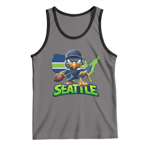Seattle Fan Pride Tank Top Gift For Sports Lover TS12 Deep Heather Black Print Your Wear