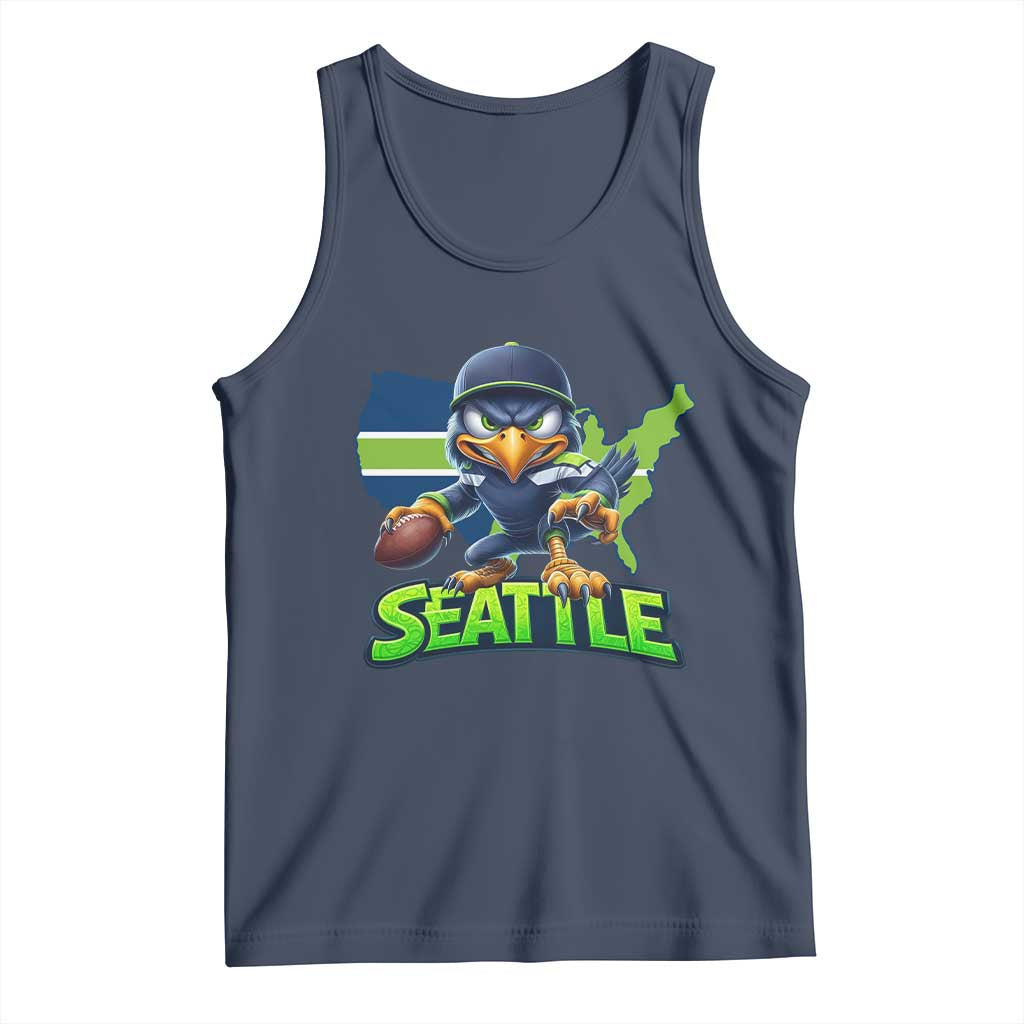 Seattle Fan Pride Tank Top Gift For Sports Lover TS12 Navy Print Your Wear