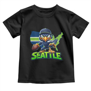 Seattle Fan Pride Toddler T Shirt Gift For Sports Lover TS12 Black Print Your Wear