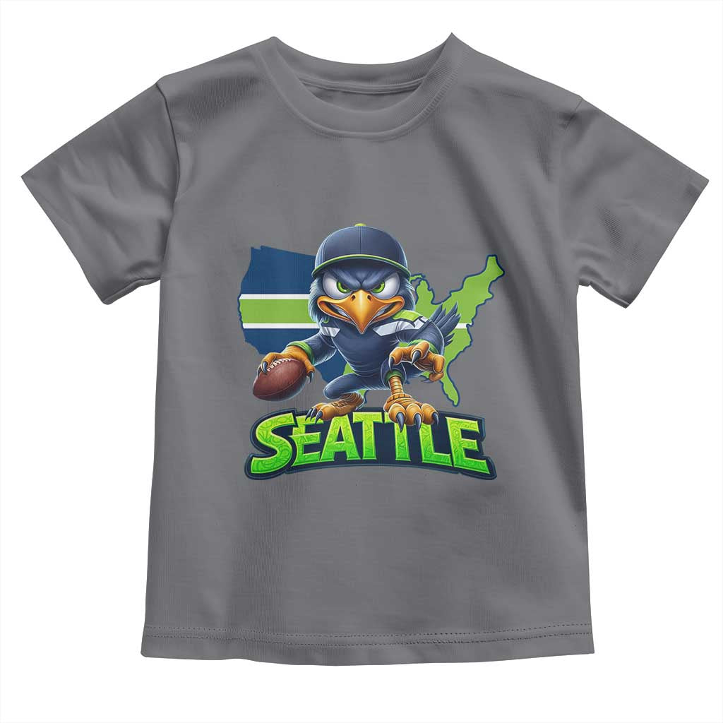 Seattle Fan Pride Toddler T Shirt Gift For Sports Lover TS12 Charcoal Print Your Wear