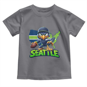 Seattle Fan Pride Toddler T Shirt Gift For Sports Lover TS12 Charcoal Print Your Wear