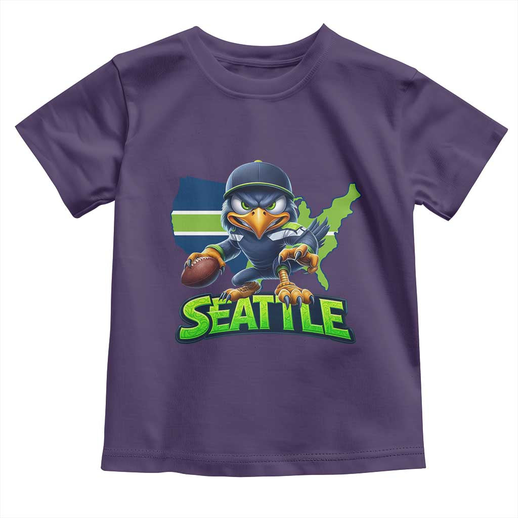 Seattle Fan Pride Toddler T Shirt Gift For Sports Lover TS12 Purple Print Your Wear