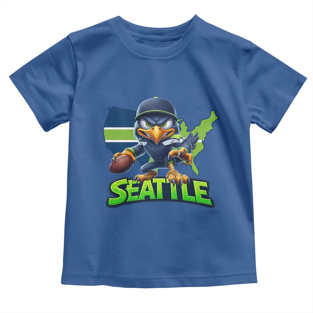 Seattle Fan Pride Toddler T Shirt Gift For Sports Lover TS12 Royal Blue Print Your Wear