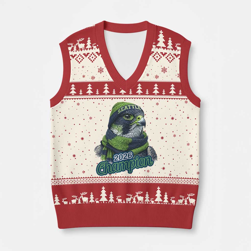 2026 Champion Pride V-Neck Knit Sweater Vest Gift For Northwest Sports Fans TS12 Beige Red Print Your Wear