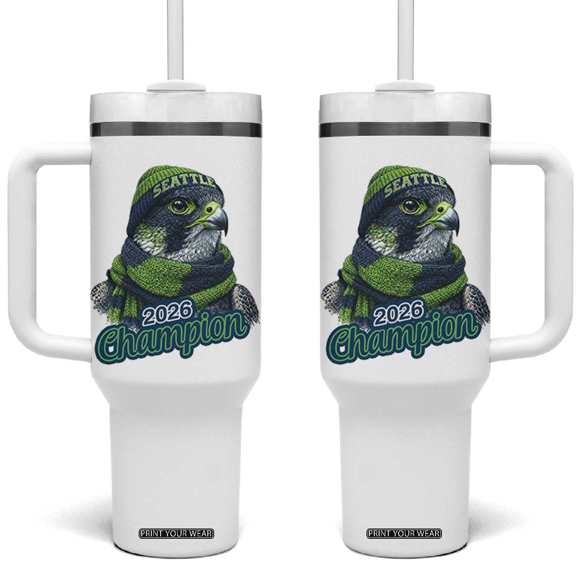 2026 Champion Pride Tumbler With Handle Gift For Northwest Sports Fans TS12 One Size: 40 oz White Print Your Wear