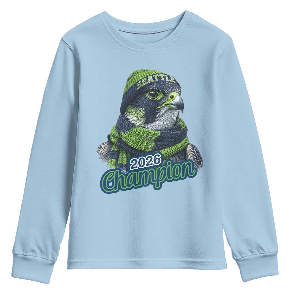 2026 Champion Pride Youth Sweatshirt Gift For Northwest Sports Fans TS12 Light Blue Print Your Wear