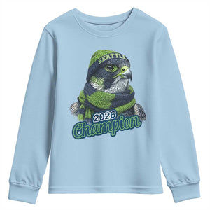 2026 Champion Pride Youth Sweatshirt Gift For Northwest Sports Fans TS12 Light Blue Print Your Wear