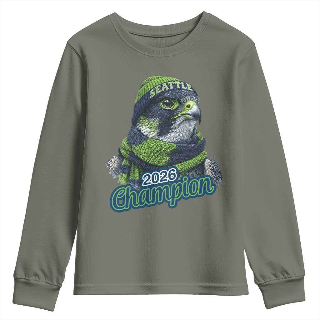 2026 Champion Pride Youth Sweatshirt Gift For Northwest Sports Fans TS12 Military Green Print Your Wear