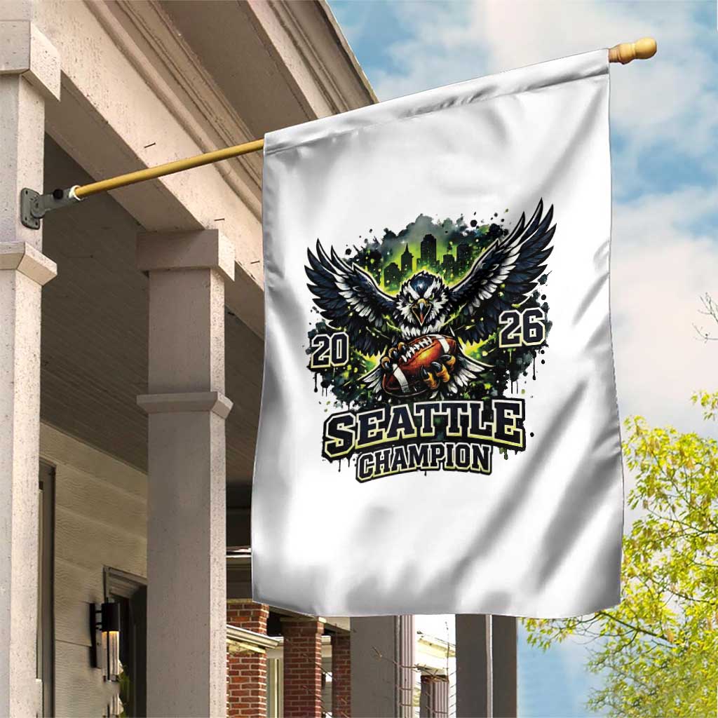 2026 Champion Garden Flag Gift For Seattle Sports Fans TS12 Print Your Wear
