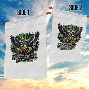 2026 Champion Garden Flag Gift For Seattle Sports Fans TS12 Print Your Wear