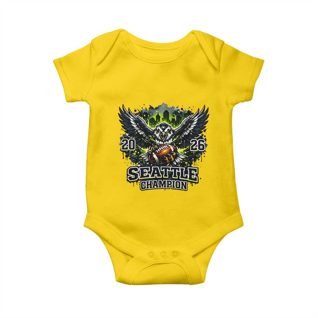 2026 Champion Baby Onesie Gift For Seattle Sports Fans TS12 Daisy Print Your Wear