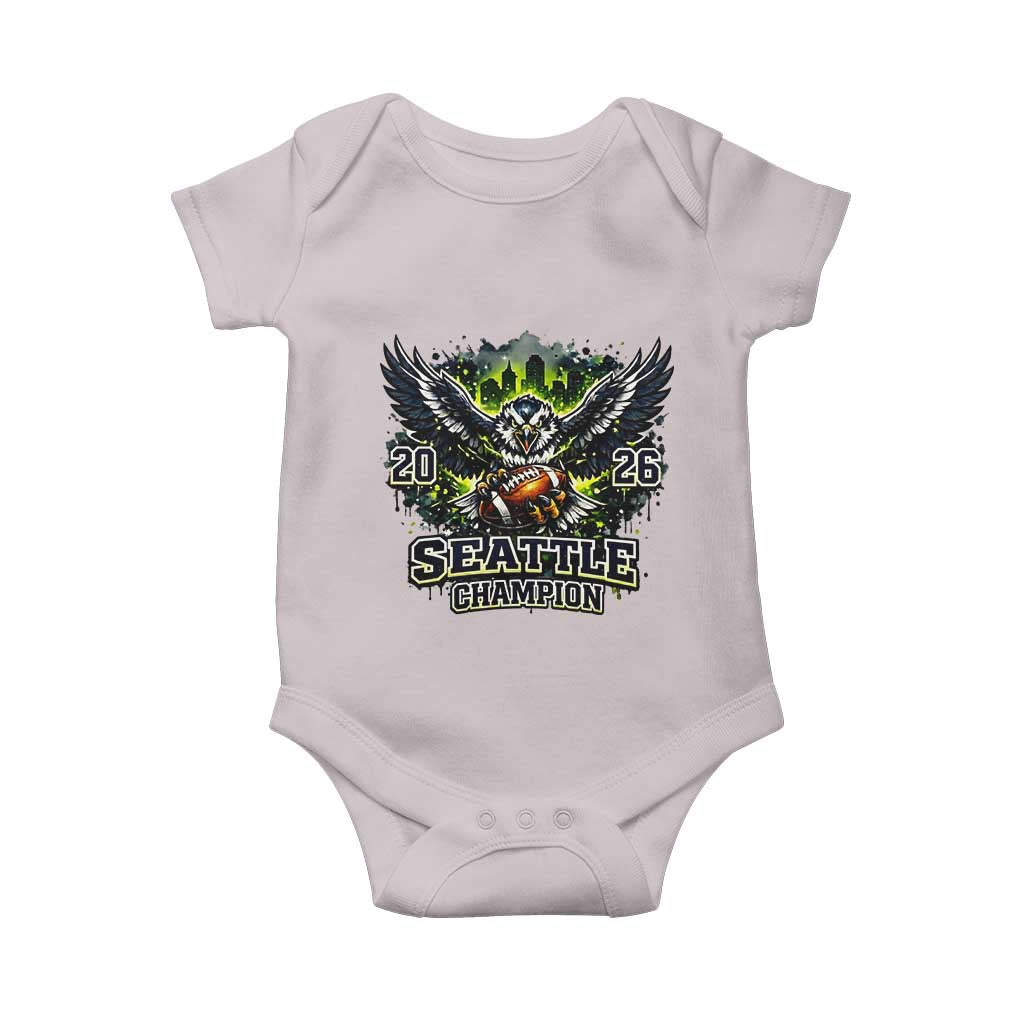 2026 Champion Baby Onesie Gift For Seattle Sports Fans TS12 Ice Gray Print Your Wear