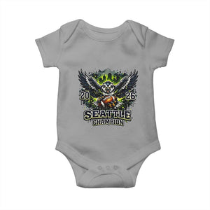 2026 Champion Baby Onesie Gift For Seattle Sports Fans TS12 Sport Gray Print Your Wear