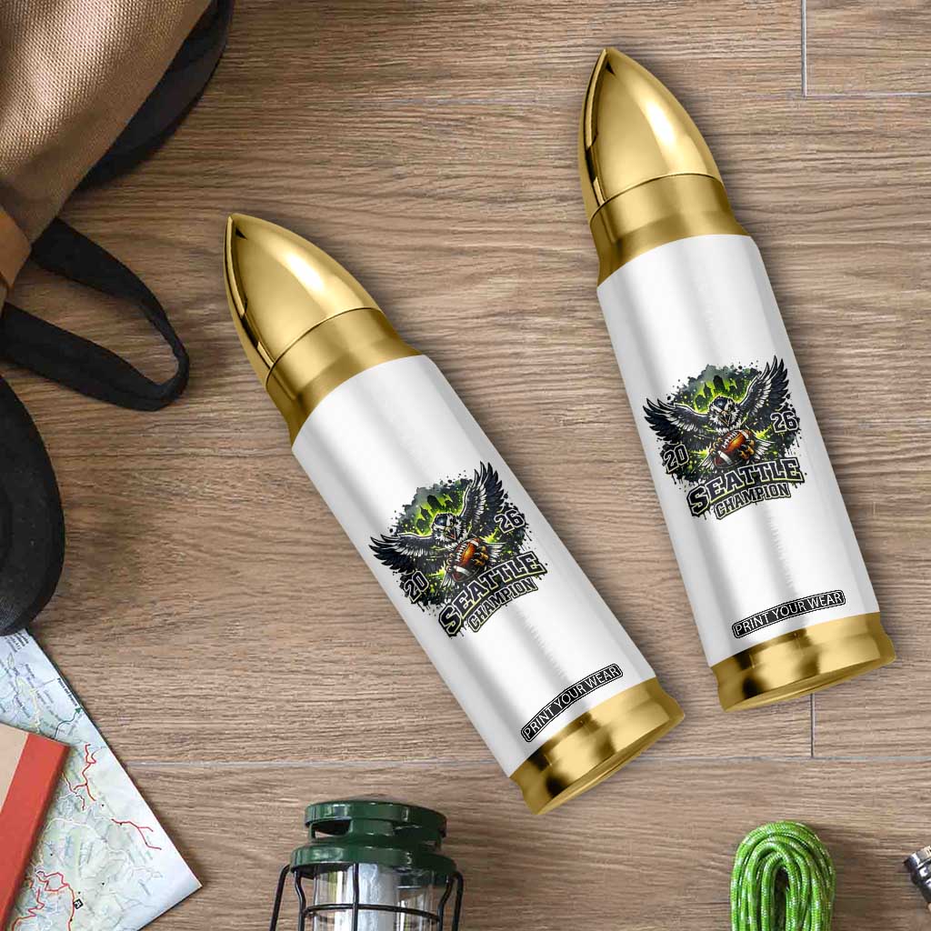 2026 Champion Bullet Tumbler Gift For Seattle Sports Fans TS12 Print Your Wear
