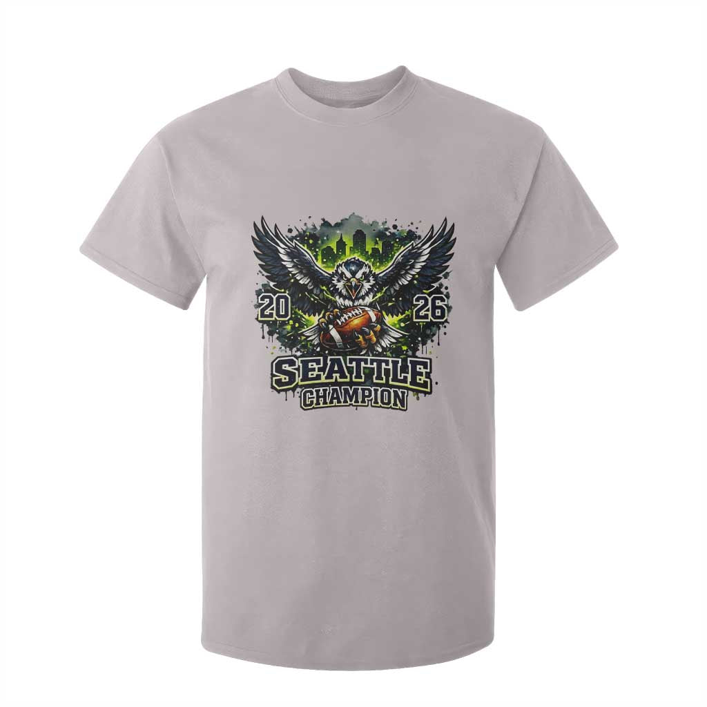 2026 Champion T Shirt For Kid Gift For Seattle Sports Fans TS12 Ice Gray Print Your Wear