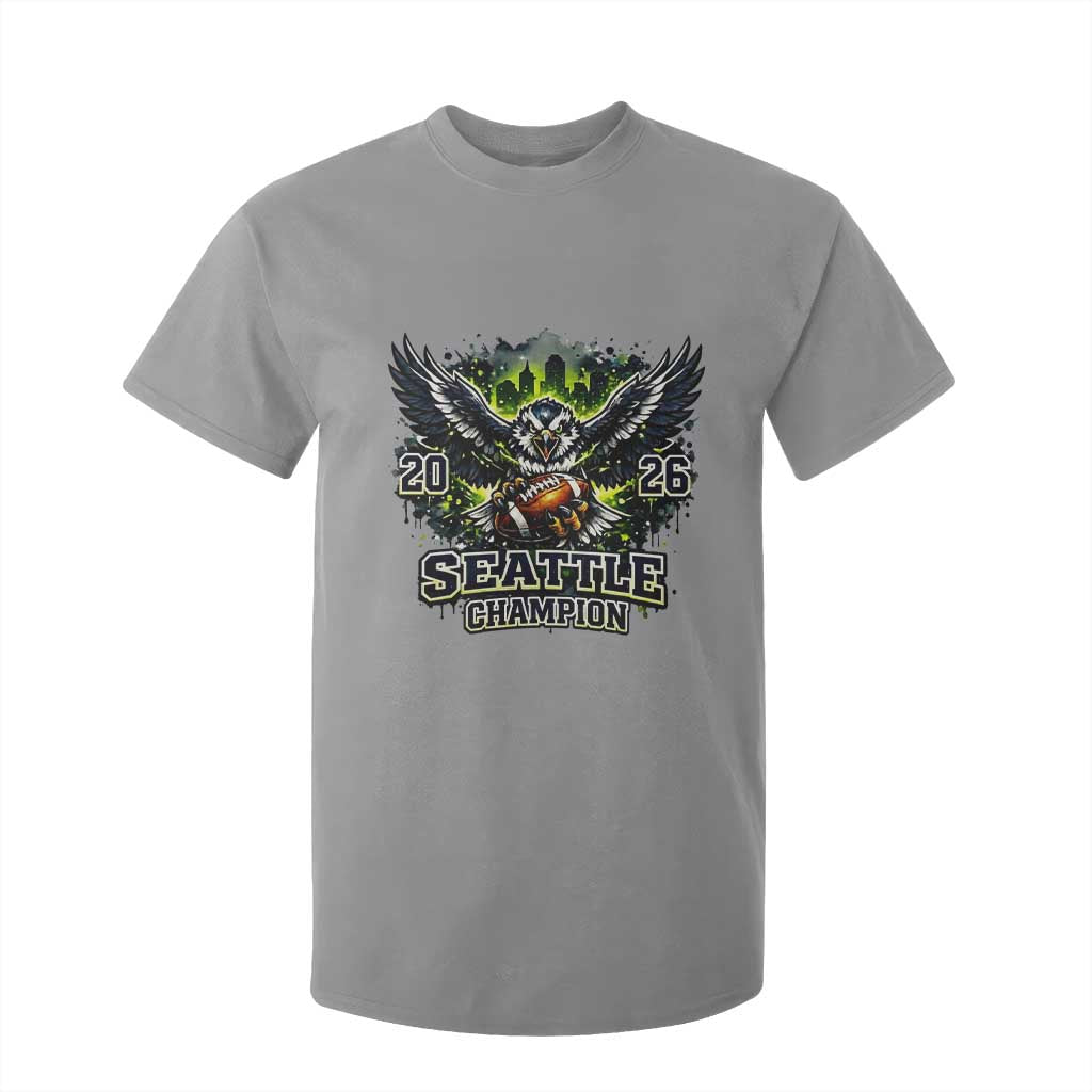 2026 Champion T Shirt For Kid Gift For Seattle Sports Fans TS12 Sport Gray Print Your Wear