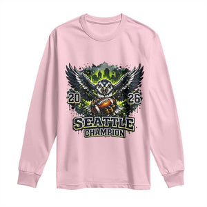 2026 Champion Long Sleeve Shirt Gift For Seattle Sports Fans TS12 Light Pink Print Your Wear