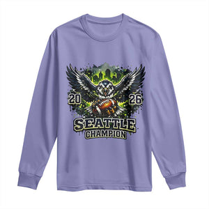 2026 Champion Long Sleeve Shirt Gift For Seattle Sports Fans TS12 Violet Print Your Wear
