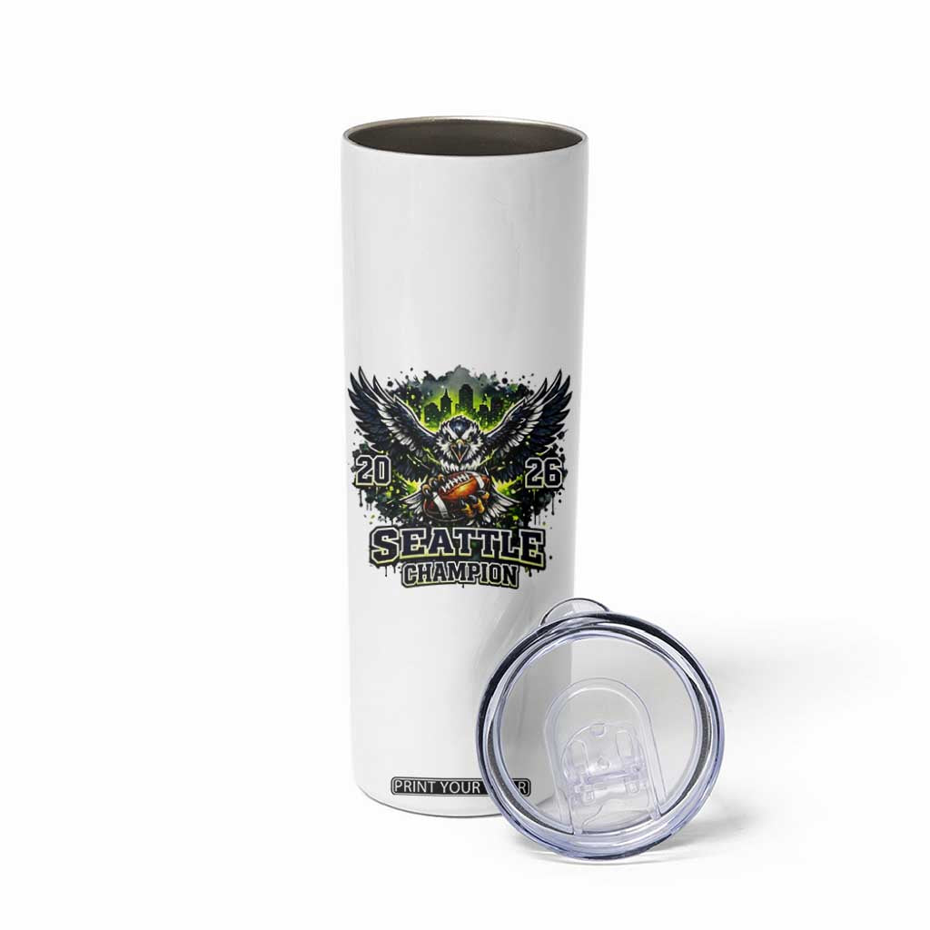 2026 Champion Skinny Tumbler Gift For Seattle Sports Fans TS12 Print Your Wear
