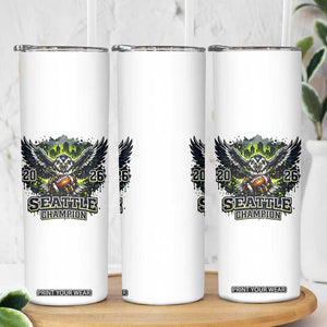 2026 Champion Skinny Tumbler Gift For Seattle Sports Fans TS12 Print Your Wear