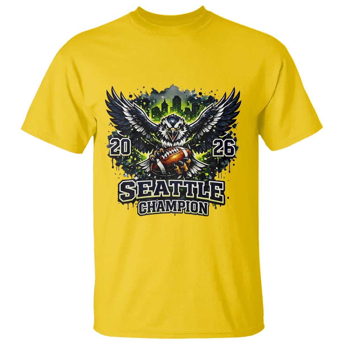 2026 Champion T Shirt Gift For Seattle Sports Fans TS12 Daisy Print Your Wear