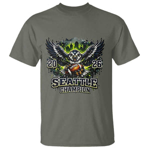 2026 Champion T Shirt Gift For Seattle Sports Fans TS12 Military Green Print Your Wear