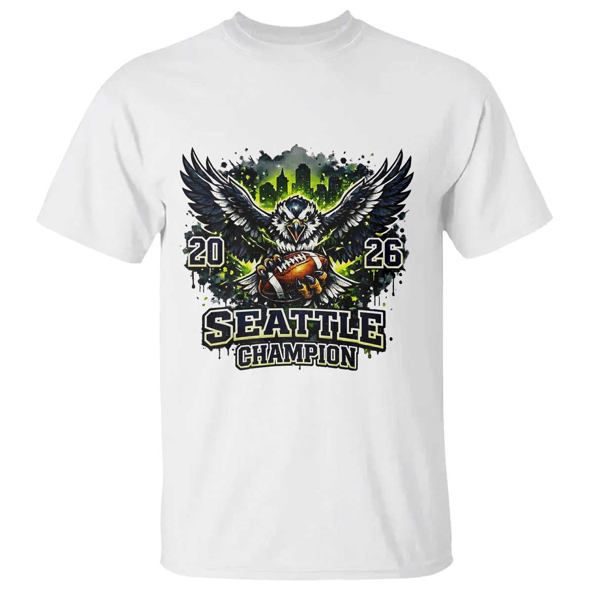2026 Champion T Shirt Gift For Seattle Sports Fans TS12 White Print Your Wear