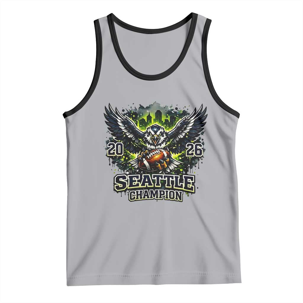 2026 Champion Tank Top Gift For Seattle Sports Fans TS12 Athletic Heather Black Print Your Wear