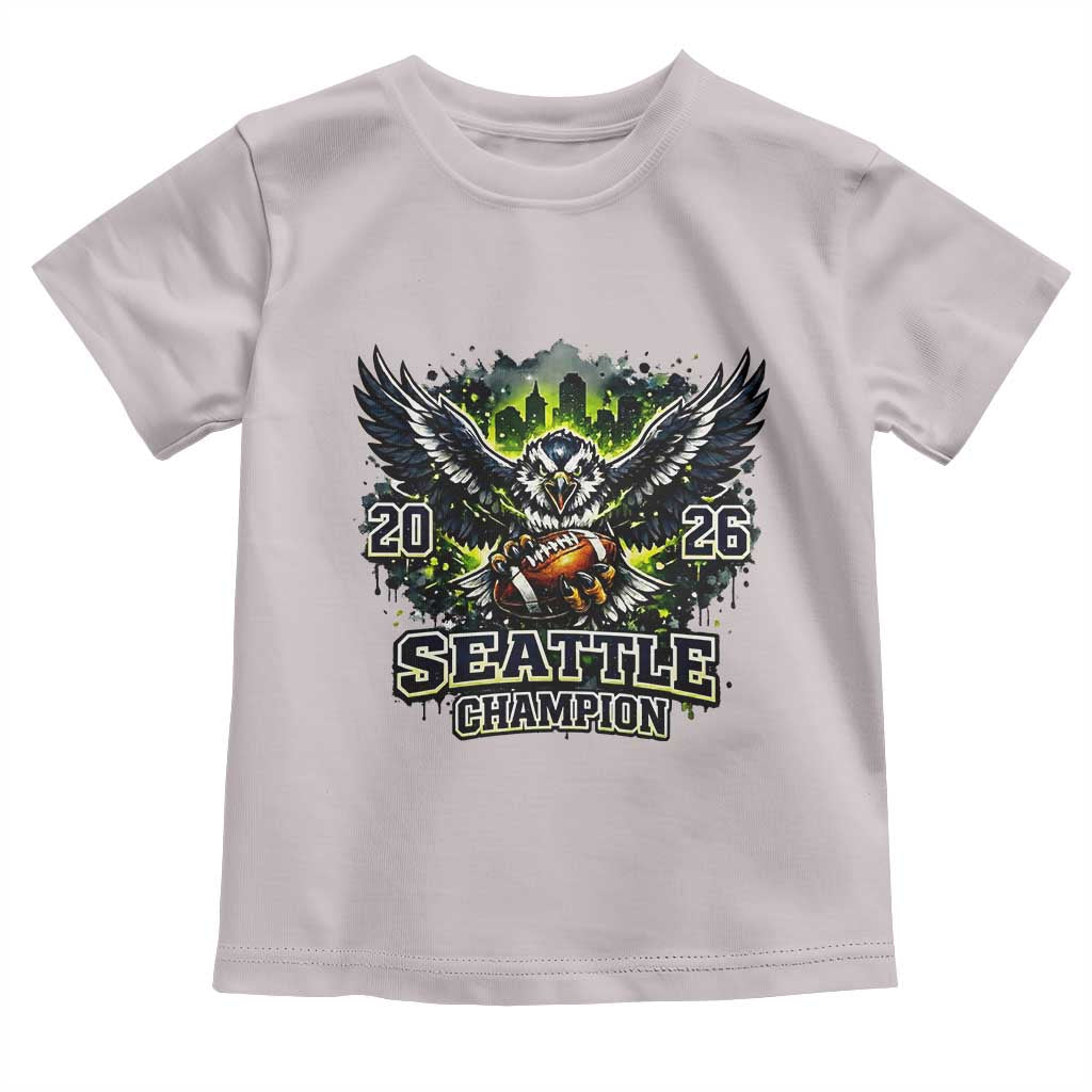2026 Champion Toddler T Shirt Gift For Seattle Sports Fans TS12 Ice Gray Print Your Wear