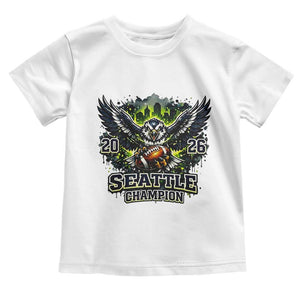 2026 Champion Toddler T Shirt Gift For Seattle Sports Fans TS12 White Print Your Wear