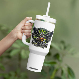 2026 Champion Tumbler With Handle Gift For Seattle Sports Fans TS12 Print Your Wear