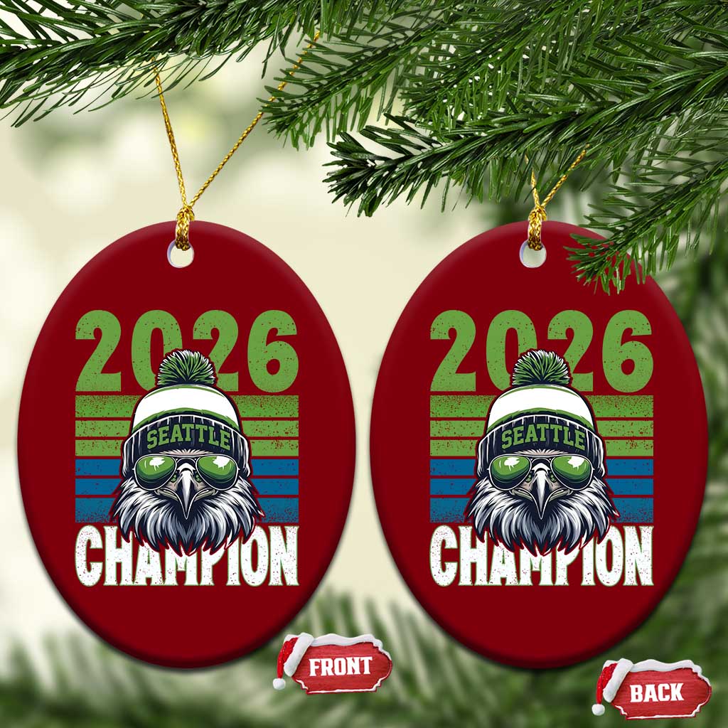 2026 Champion Seattle Ceramic Ornament 12s Fan Pride TS12 Print Your Wear