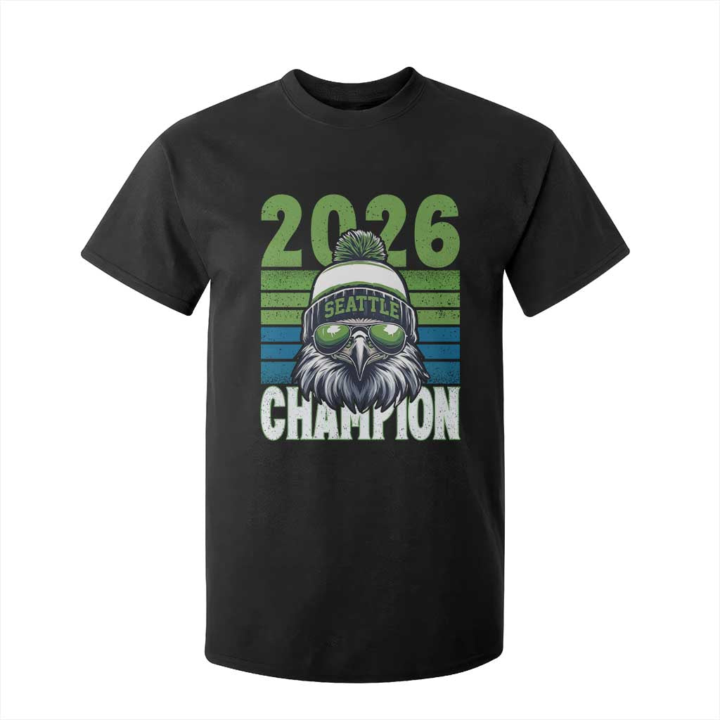 2026 Champion Seattle T Shirt For Kid 12s Fan Pride TS12 Black Print Your Wear