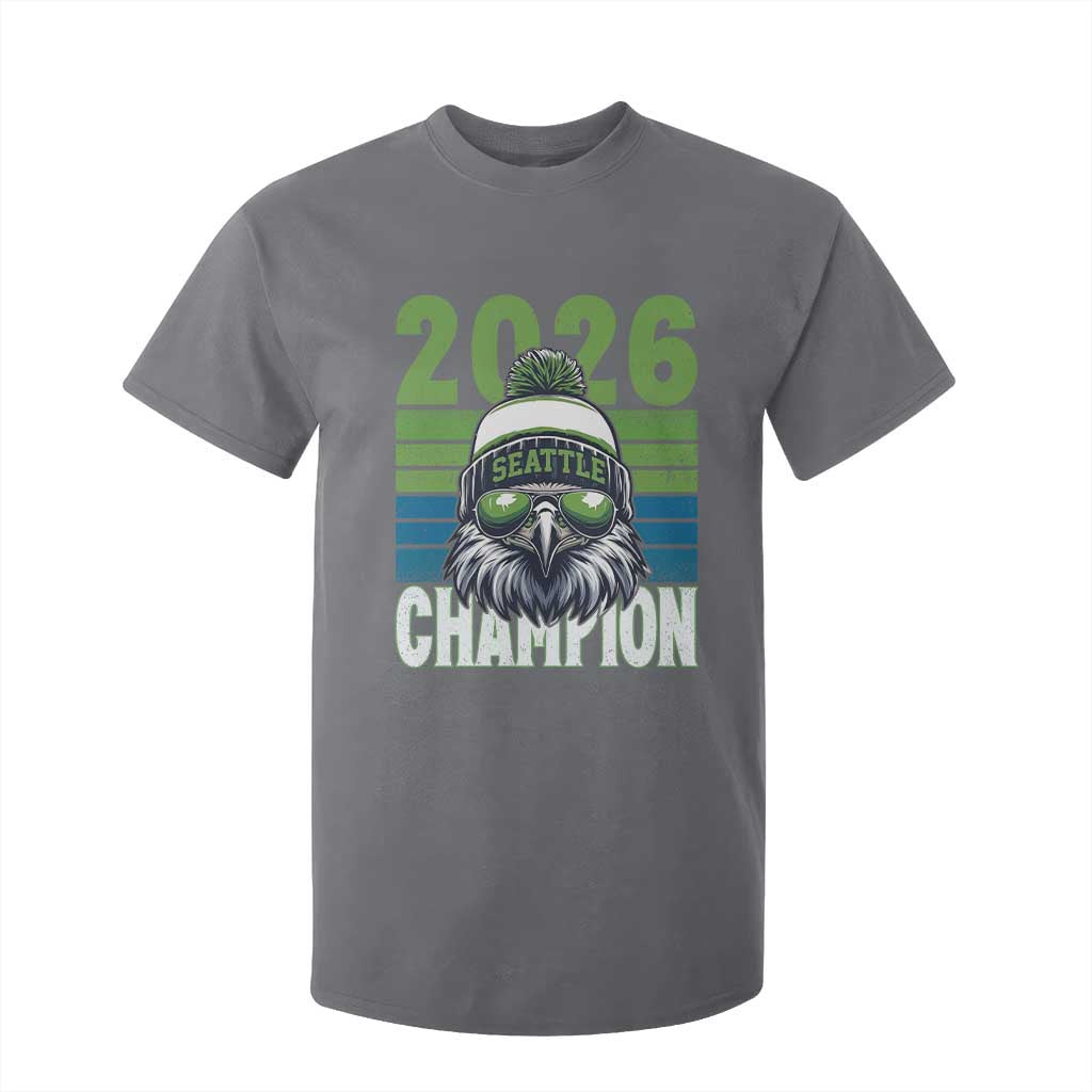 2026 Champion Seattle T Shirt For Kid 12s Fan Pride TS12 Charcoal Print Your Wear