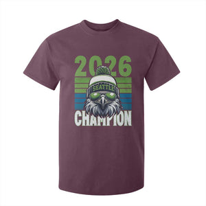 2026 Champion Seattle T Shirt For Kid 12s Fan Pride TS12 Maroon Print Your Wear
