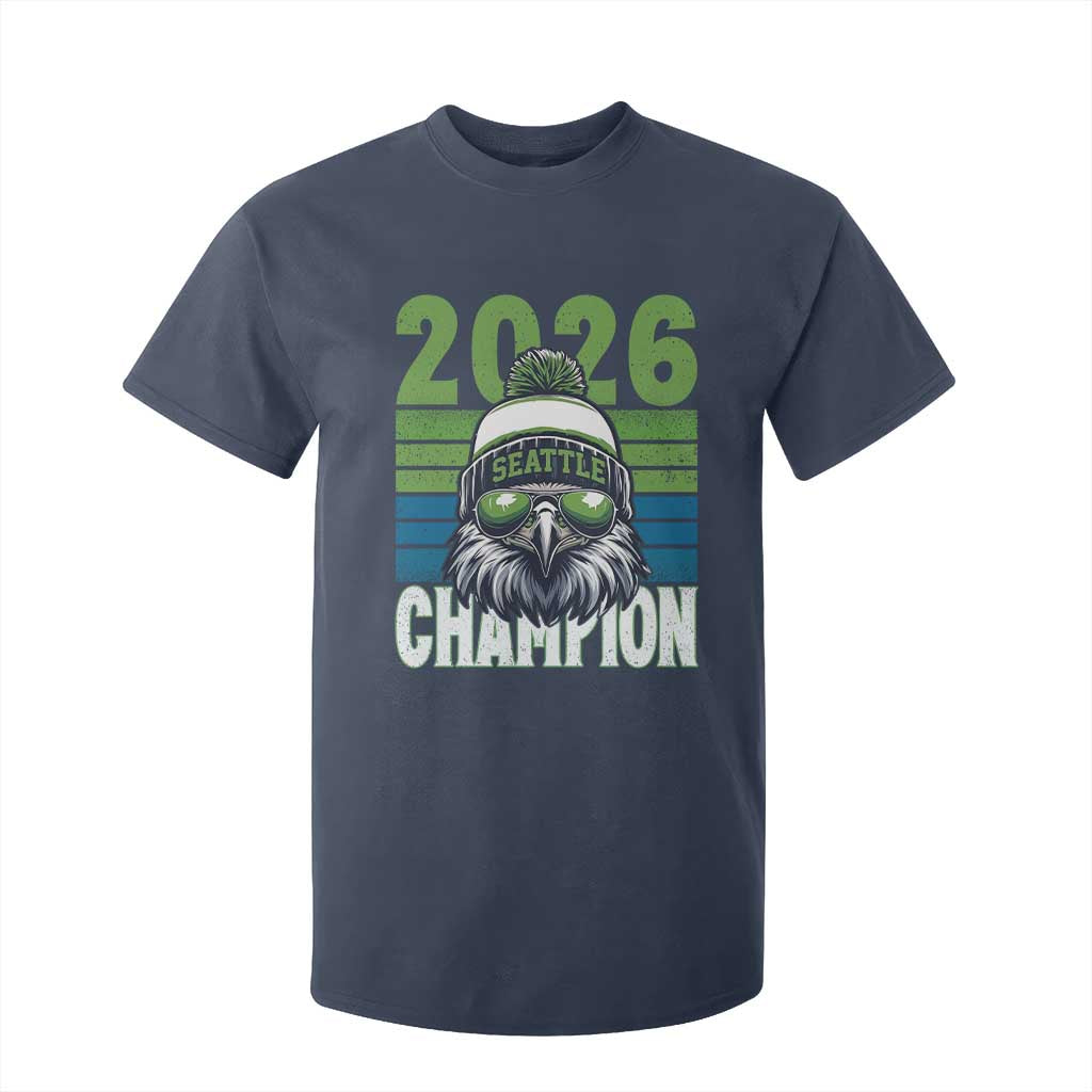 2026 Champion Seattle T Shirt For Kid 12s Fan Pride TS12 Navy Print Your Wear