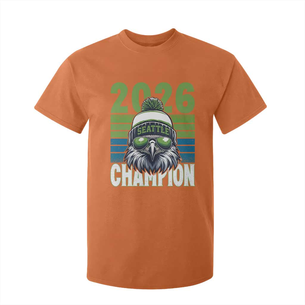 2026 Champion Seattle T Shirt For Kid 12s Fan Pride TS12 Orange Print Your Wear