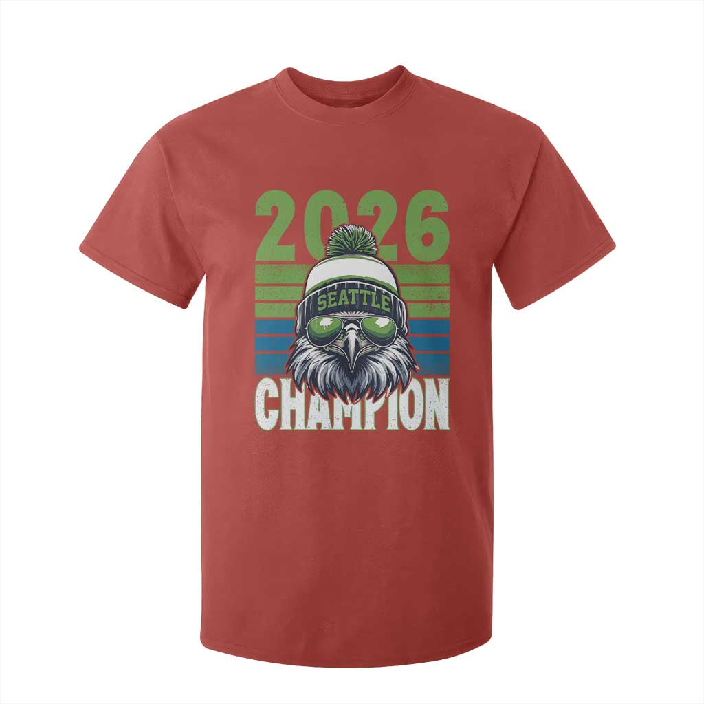 2026 Champion Seattle T Shirt For Kid 12s Fan Pride TS12 Red Print Your Wear